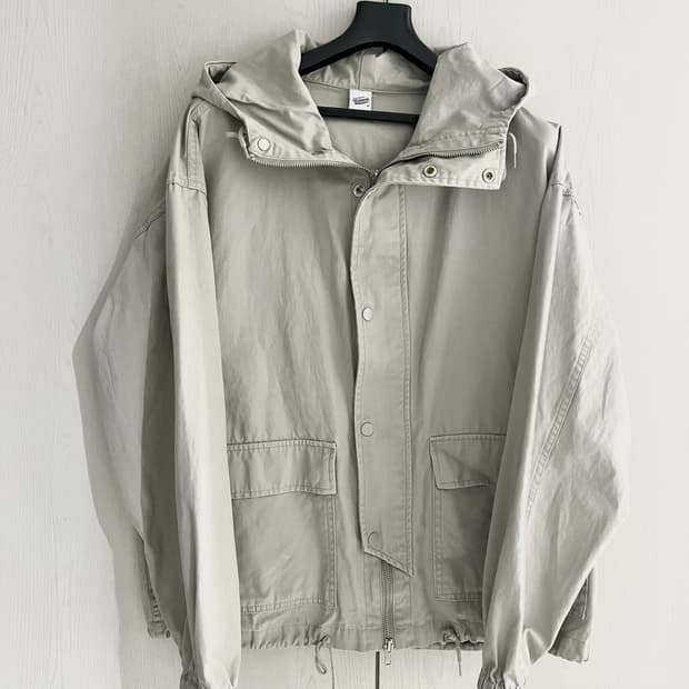 파르티멘토 코드 후드 집업 자켓 스모크 그레이