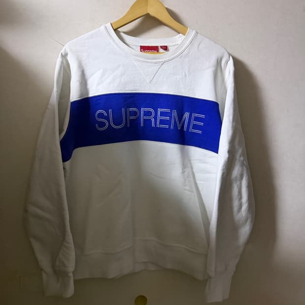 슈프림 지그재그 스티치 맨투맨 L (남성 105정도)