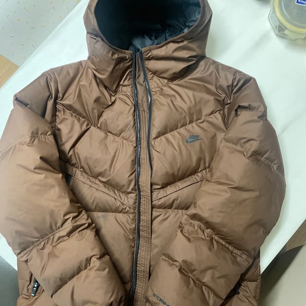 나이키  NSW 스톰핏 윈드러너 후드 자켓 카카오 와우 XL