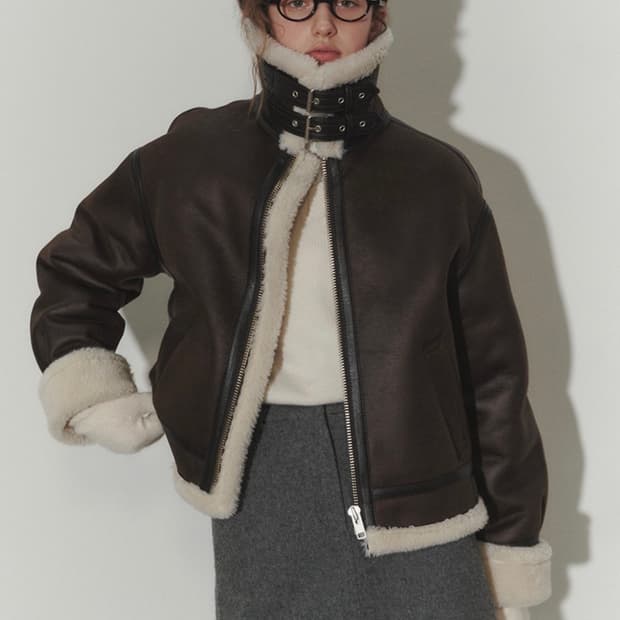 Dunst 던스트 무스탕 자켓 브라운 L