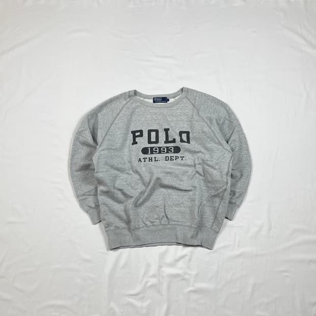 90‘s 93년도 폴로랄프로렌 스펠아웃 스웻셔츠 맨투맨