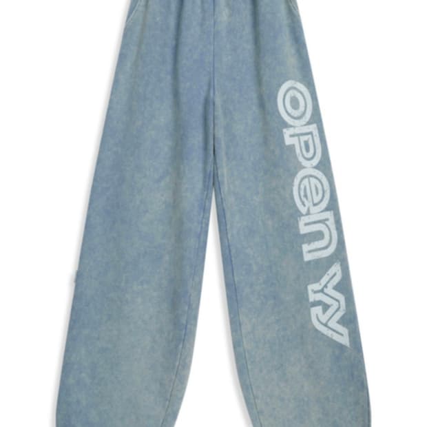 OPEN YY Wide Sweat Pants [BLUE]