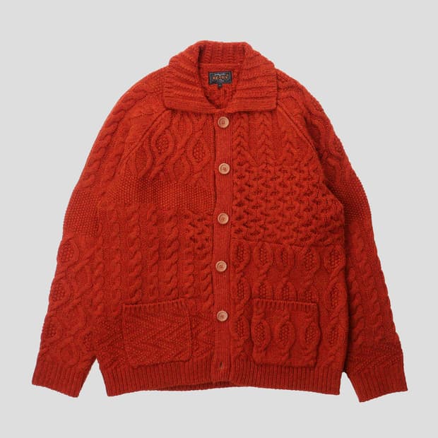 빔즈플러스 알랜 패치워크 가디건