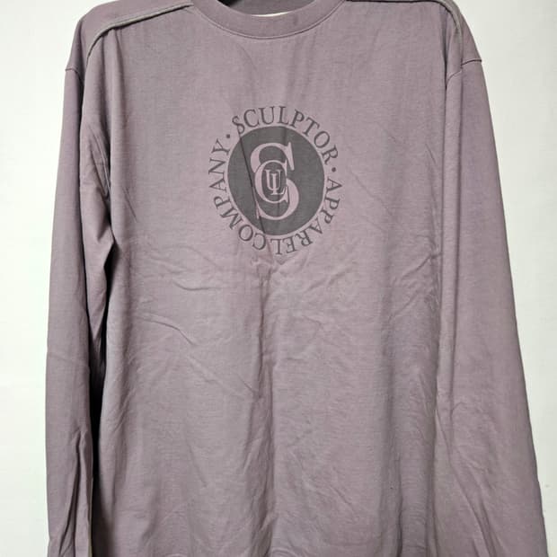 Varsity Logo L/S Tee Dusty Rose