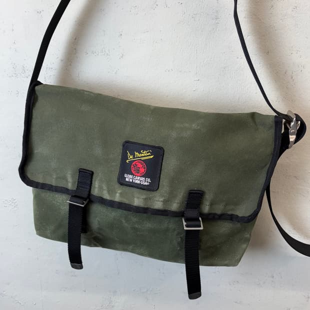 드 마티니 USA 빈티지 캔버스 메신저백