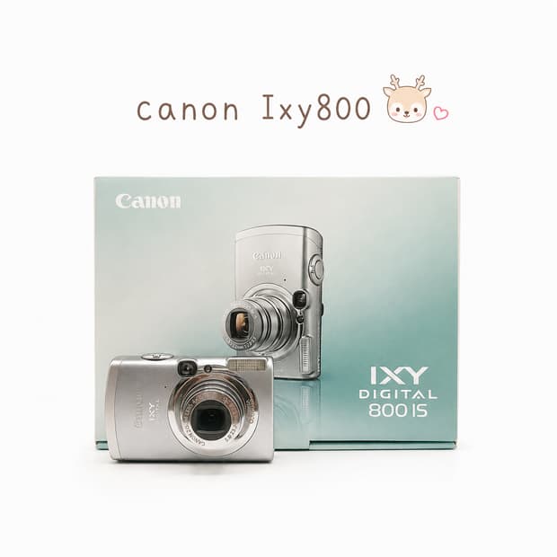 ✨️ Canon IXY 800 IS 🩶 그레이 ✨ 셀럽 감성
