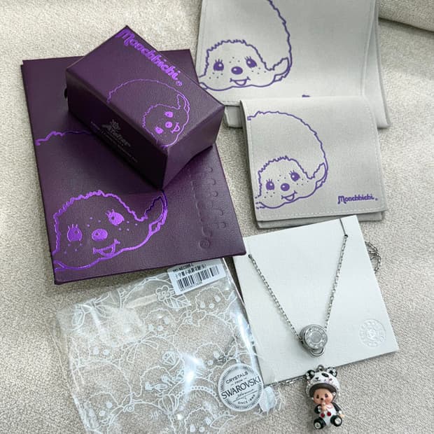 스왈로브스키 몬치치 콜라보 목걸이