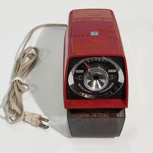 1980년 미쓰비시 전동 연필깎이 소품