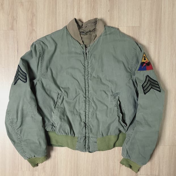 50s tanker jacket. Korean War (thrashed)