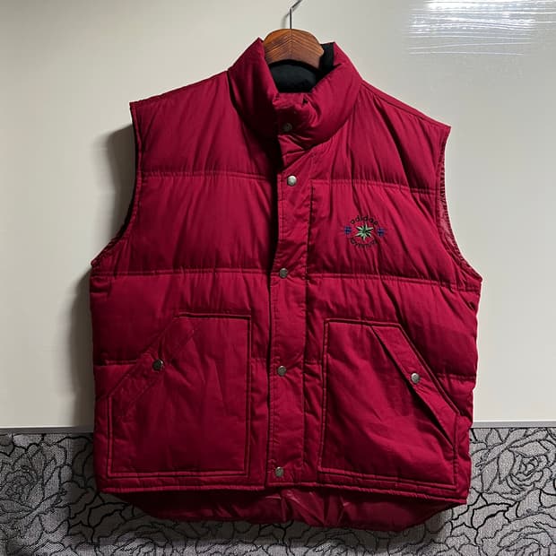 빈티지 90s 아디다스 어드벤처 구스다운 베스트