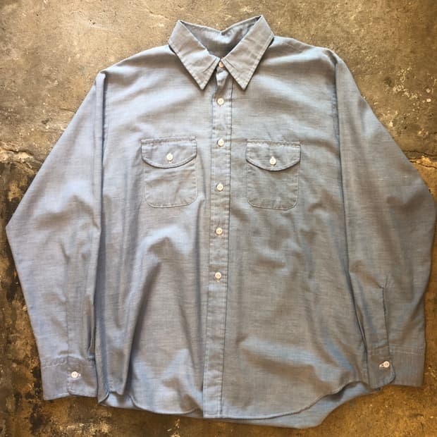 60s chambray work shirt