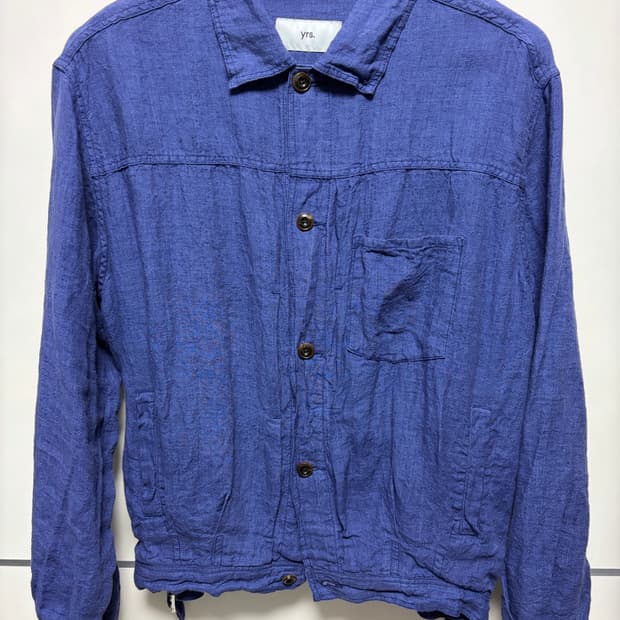 이얼즈어고 프렌치 린넨 트러커 자켓 M