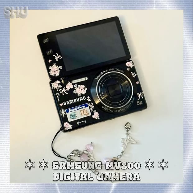 삼성 미러팝  MV800 빈티지 디카 디지털카메라 블랙