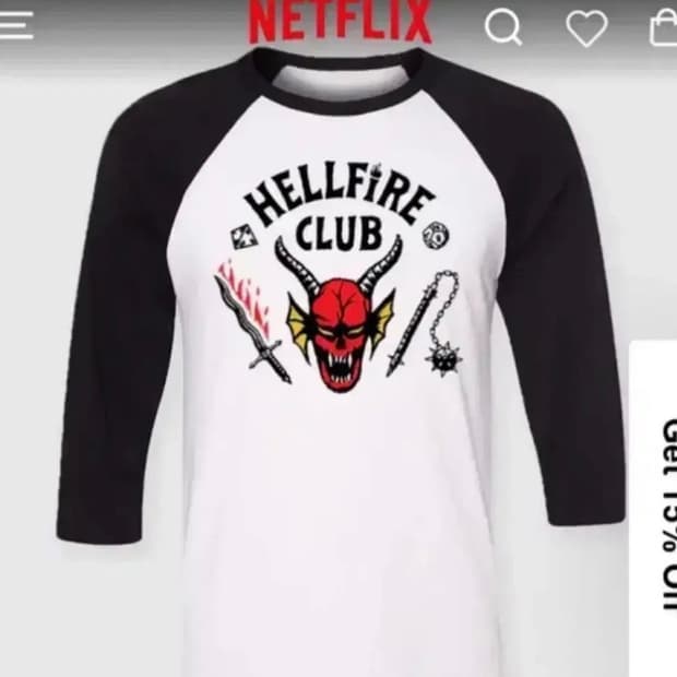 헬파이어클럽 롱슬리브 기묘한이야기 스띵 넷플릭스