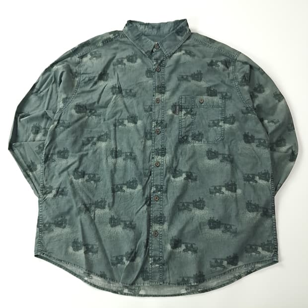 CK219 XL 울리치 90s 00s 미스틱그린 보트 셔츠 남방
