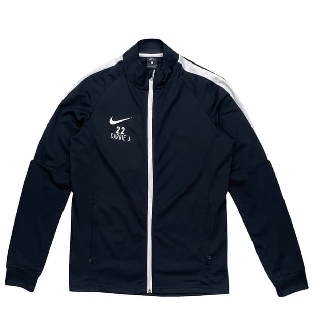 NIKE 스우시 자수 집업 블랙 L
