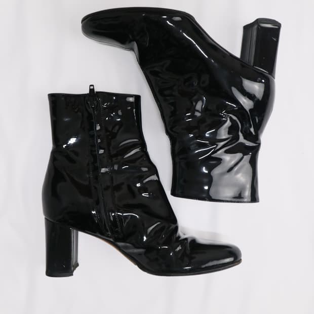 Maryam Nassir Zadeh patent boots