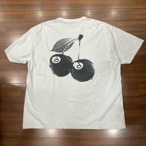 스투시 체리반팔티 XXL