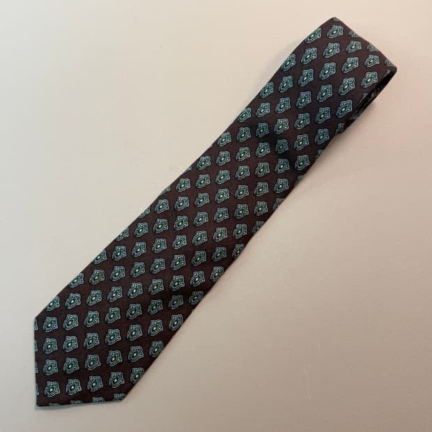 입생로랑 Yves Saint Laurent 빈티지 레트로 실크 넥타이