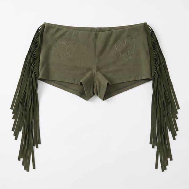[Sculptor] Western Shorts Khaki