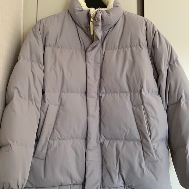 자바나스 리버시블 숏패딩L (덕다운,플리스)