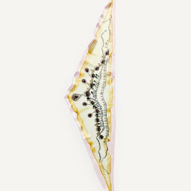 Glenn Martens x H&M Premium 실크 스카프