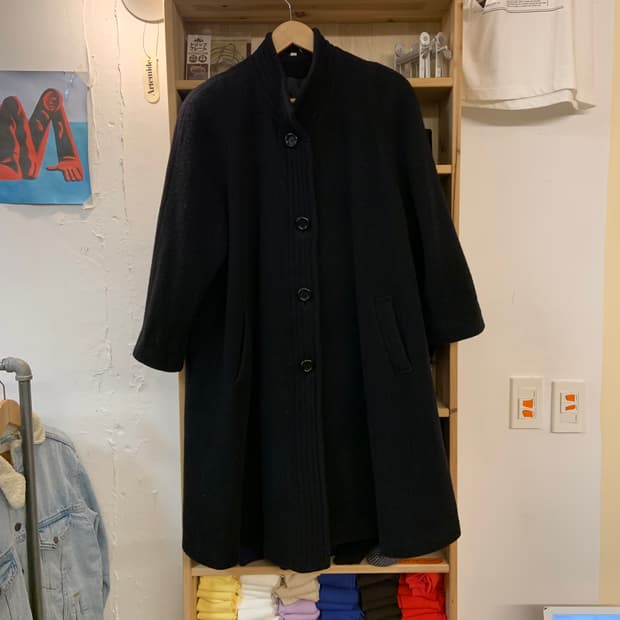 일본 빈티지 울코트