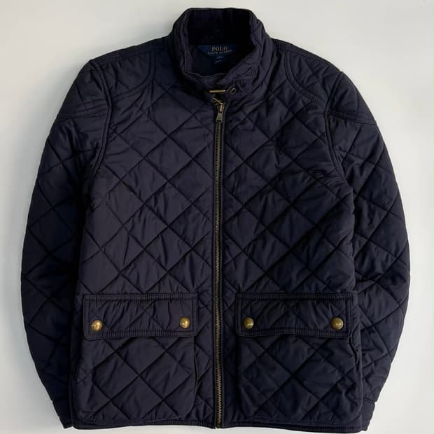 [L] 폴로 랄프로렌 네이비 퀄팅 자켓