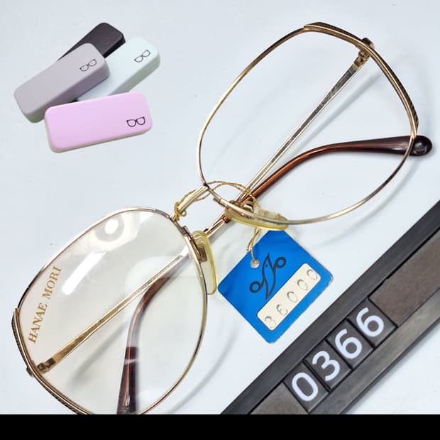 니콘 X 하나에 모리 HM 553-16 안경테 선글라스테 56mm 일본