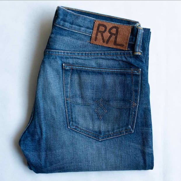 RRL 로우 스트레이트 데님
