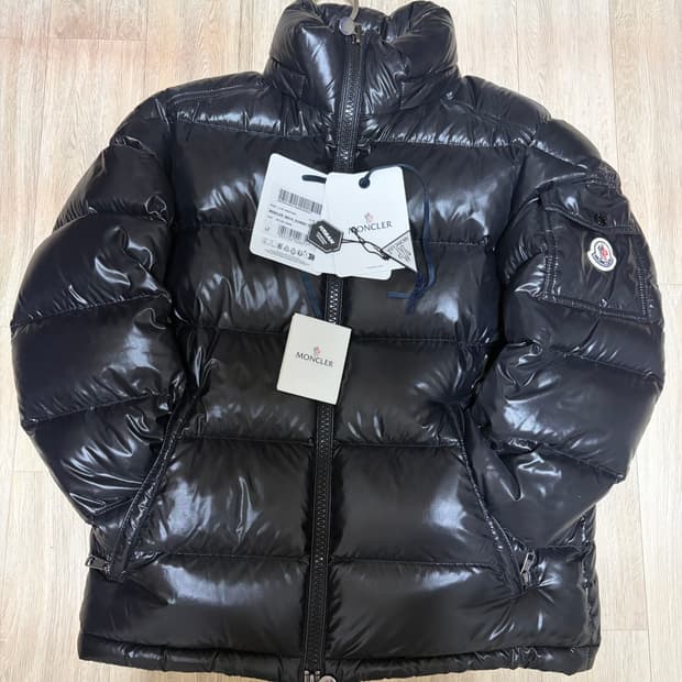 24fw 몽클레어 마야 블랙 유광 2사이즈 패딩