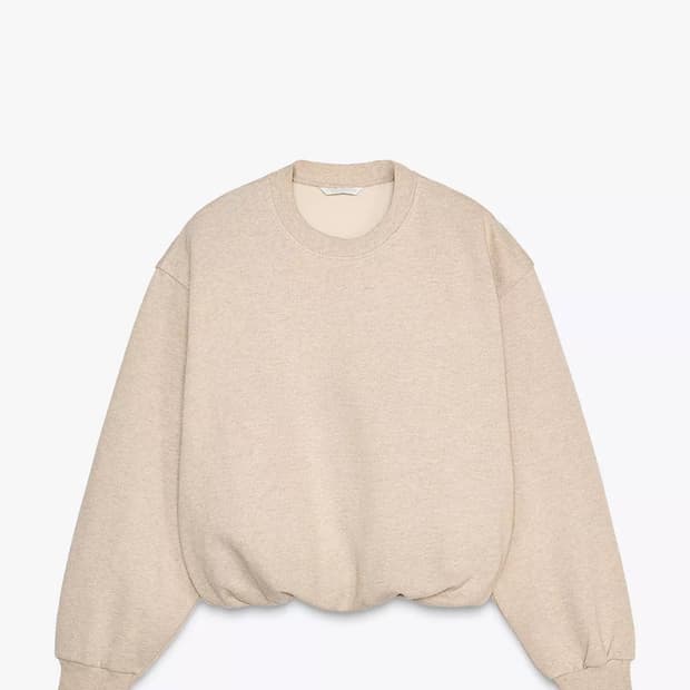 새 옷) 자라 크롭 스웨트셔츠 M(66) & 조거팬츠 세트 S(26)