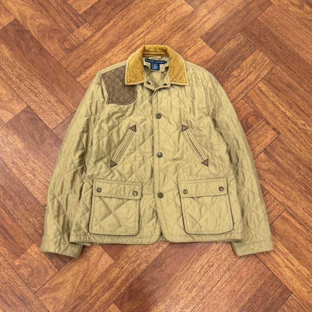 여성용 S(95) 폴로 랄프로렌 퀼티드 빈티지 자켓 