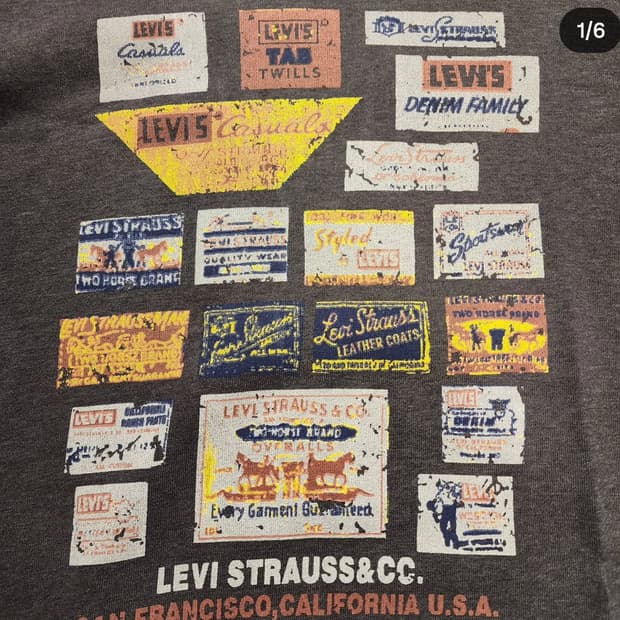 리바이스 빈티지로고 스웻셔츠