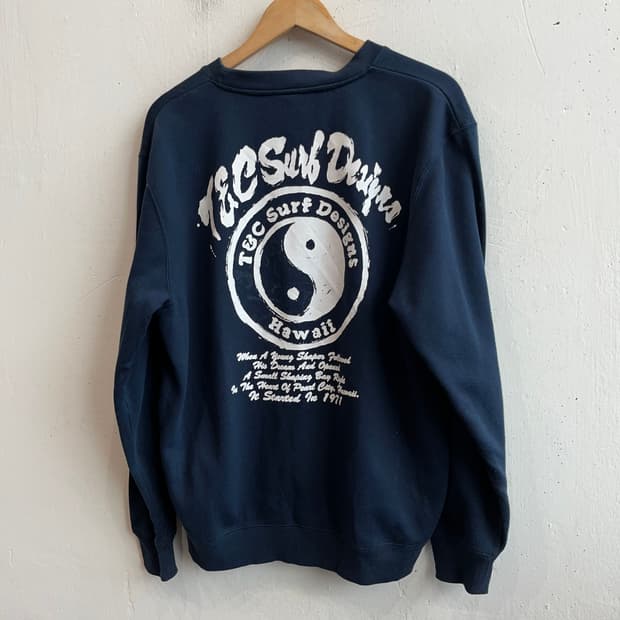 T&C Surf Design 맨투맨 스웻셔츠 네이비 L