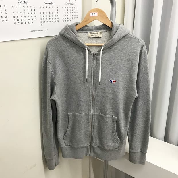 메종키츠네 폭스 후드 집업