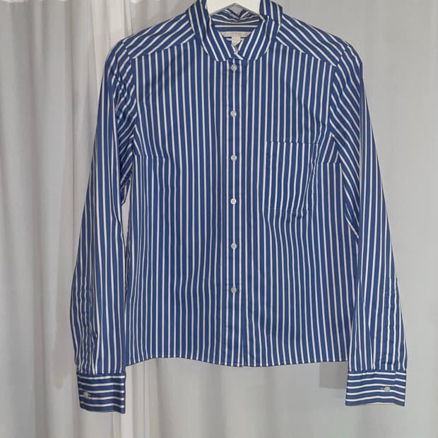 코스 스트라이프 셔츠