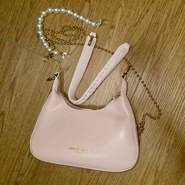 핑크 미니 크로스백 새상품 갸루 양지뢰 모리걸