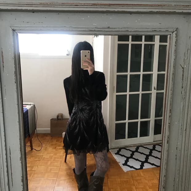 vintage pattern top