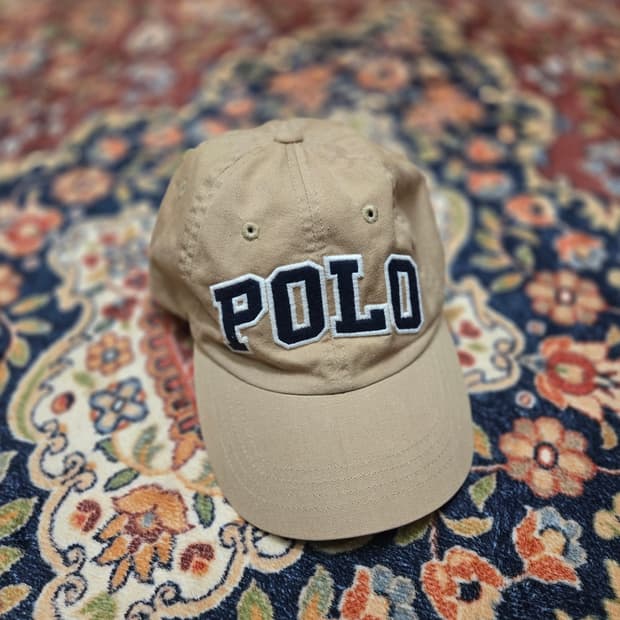 Polo Ralph Lauren 90s 폴로스포츠 빈티지 캡 레더스트랩