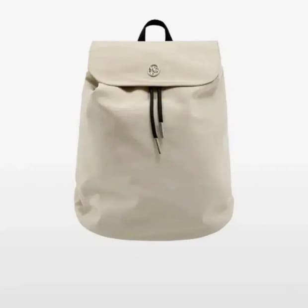 [새상품] 마리떼프랑소와저버 써클로고 백팩 베이지