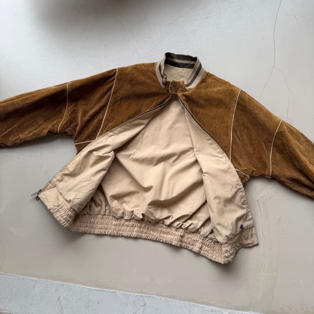 vtg 리버시블 코듀로이 집업 자켓
