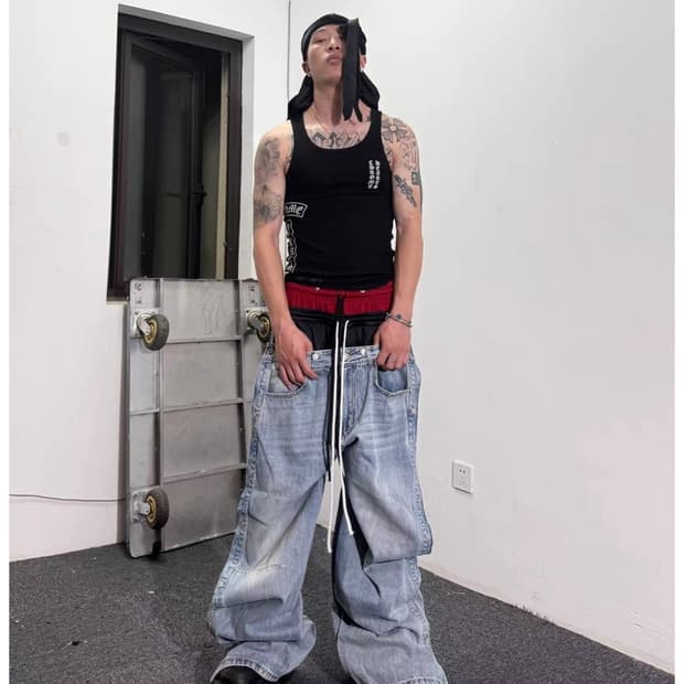 콰스 새깅 바지 판매 