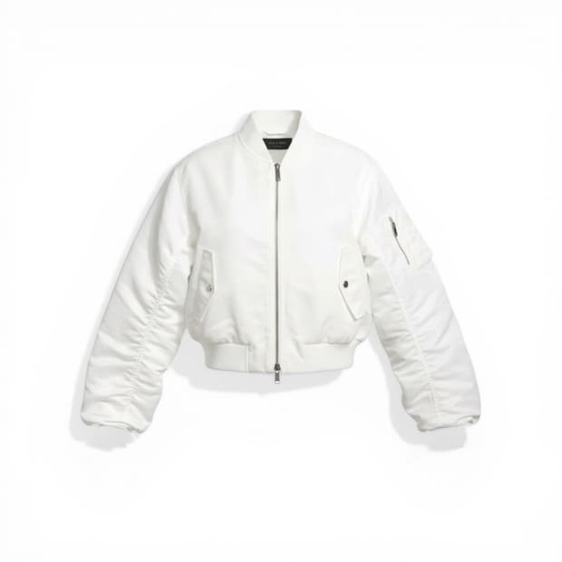 랙앤본 봄버 크롭 자켓 xs