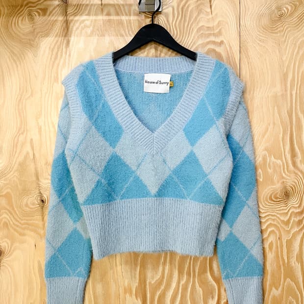 하우스오브써니 아가일 스웨터