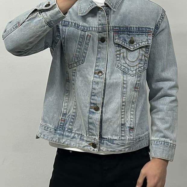 [M] 트루릴리젼 22ss 데님 트러커 자켓