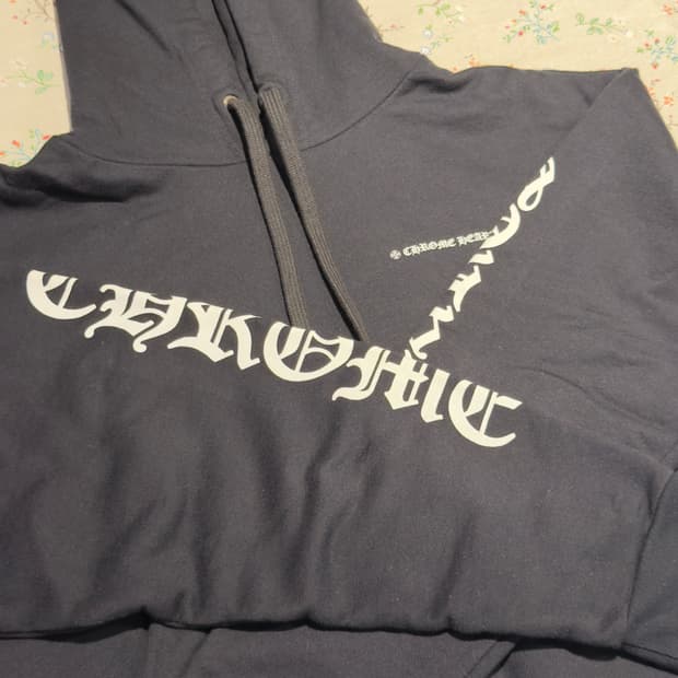 크롬하츠 세메터리 크로스 타이어트랙 후드 XXL