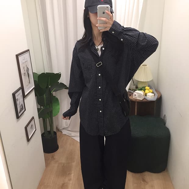 공용 폴로 체크셔츠 95~100