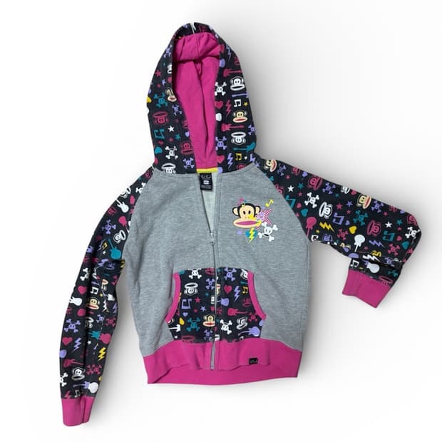 폴프랭크 해골 후드집업 