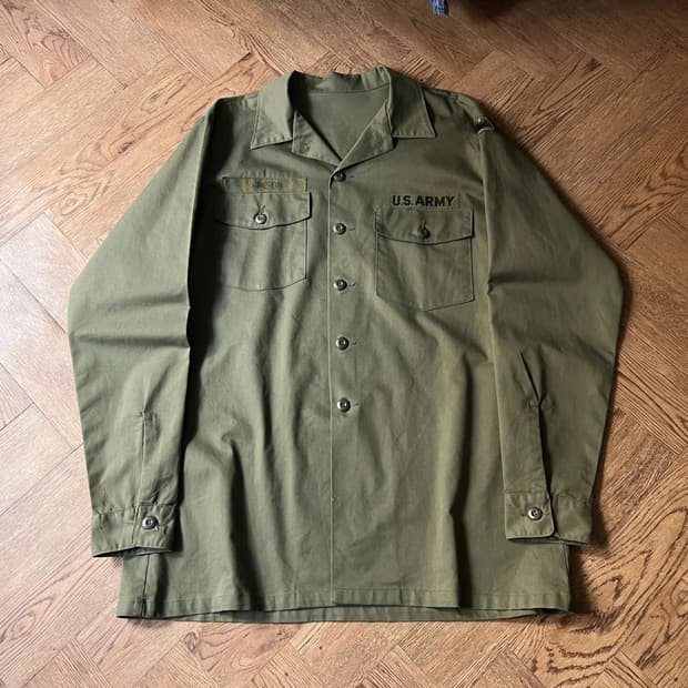 [XL]80's 오리지널 U.S ARMY OG-507 셔츠